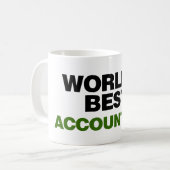 Beste accountant ter wereld koffiemok (Voorkant links)
