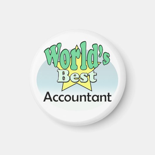 Beste accountant ter wereld magneet (Voorkant)