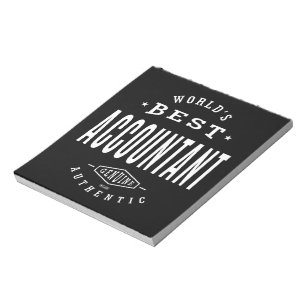 Beste accountant ter wereld notitieblok