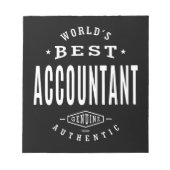 Beste accountant ter wereld notitieblok (Voorkant)