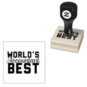 Beste accountant ter wereld rubberstempel (Gestempeld)