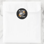 beste actor in het maken ronde sticker (Tas)