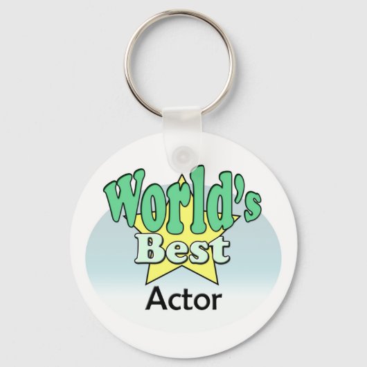 Beste actor ter wereld sleutelhanger (Voorkant)