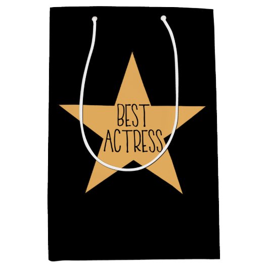 Beste actrice medium cadeauzakje (Voorkant)