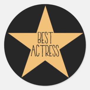 Beste actrice ronde sticker