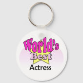 Beste actrice ter wereld sleutelhanger (Voorkant)