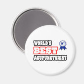 Beste acupuncturist ter wereld magneet (Voorkant / Achterkant)