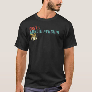 Beste ADELIE PENGUIN Dad Ooit Retro T-shirt