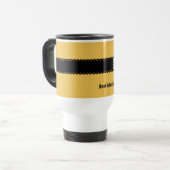 Beste ADMIN ooit - Monogram Aangepaste naam Kleur Reisbeker (Voorkant links)