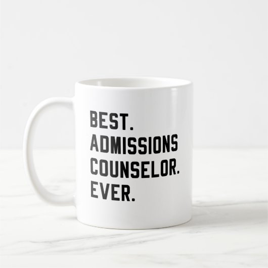 Beste Admissions Counselor ooit Koffiemok (Links)