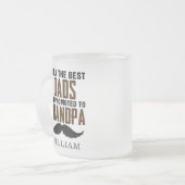 Beste advertenties voor opa nieuwe babyaankondigin matglas koffiemok (Voorkant links)