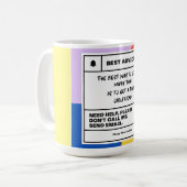 Beste advies om Muay Thai te leren Koffiemok (Voorkant links)