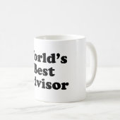 Beste adviseur voor werelden koffiemok (Voorkant rechts)