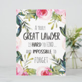 Beste advocaat Gift Great Giftidea voor advocaten Kaart (Staand voorkant)