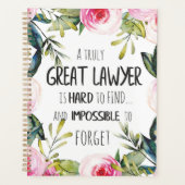 Beste advocaat Gift Great Giftidea voor advocaten  Planner (Voorkant)