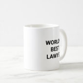 Beste advocaat ter wereld grappig collega cadeau koffiemok (Voorkant rechts)
