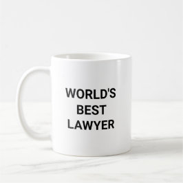 Beste advocaat ter wereld grappig collega cadeau koffiemok