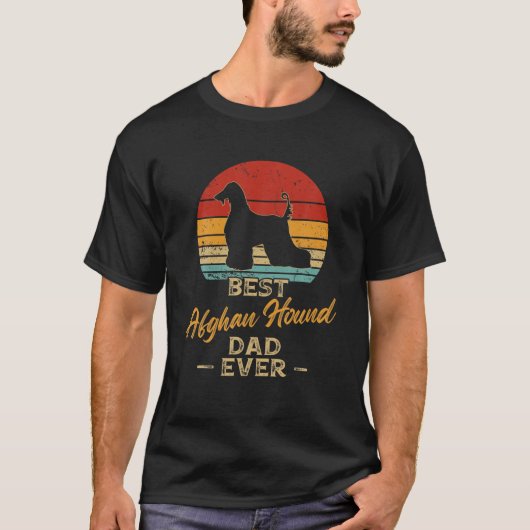 beste Afghaanse hond pap ooit Vaderdag T-shirt (Voorkant)