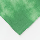 Beste Afstudeerder ooit Groene Tie Dye Afstuderen Fleece Deken (Hoek)