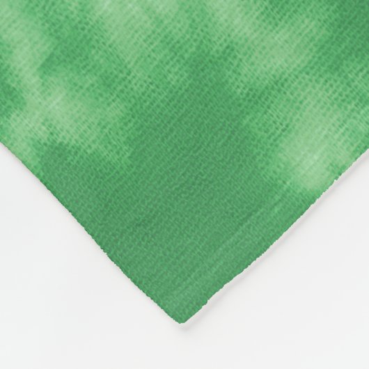 Beste Afstudeerder ooit Groene Tie Dye Afstuderen Fleece Deken (Hoek)