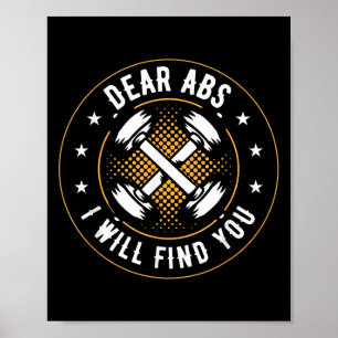 Beste afwezige, ik zal je vinden poster