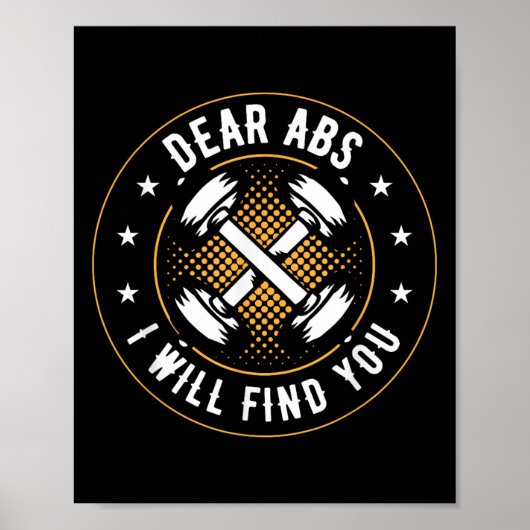 Beste afwezige, ik zal je vinden poster (Voorkant)