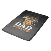 Beste Airedale Terrier Vader Ooit Hond Liefhebber Badmat (Gekanteld)