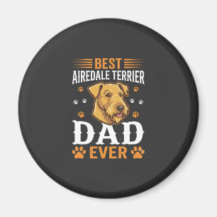 Beste Airedale Terrier Vader Ooit Hond Liefhebber Magneet