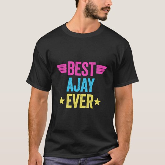 Beste Ajay ooit T-shirt (Voorkant)