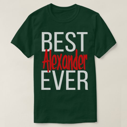 Beste Alexander Ever T-shirt (Design voorkant)
