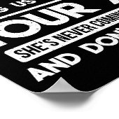 Beste Algebra, alsjeblieft, stop met ons vragen om Poster (Hoek)