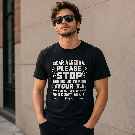 Beste Algebra Grappige Wiskunde Humor T-shirt
