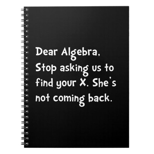 Beste Algebra Notitieboek (Voorkant)
