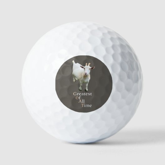 Beste aller tijden Geit Golfballen (Voorkant)