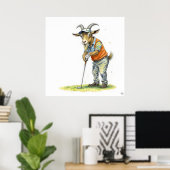 Beste Aller Tijden - Golf Kunstprint Poster (Thuiskantoor)