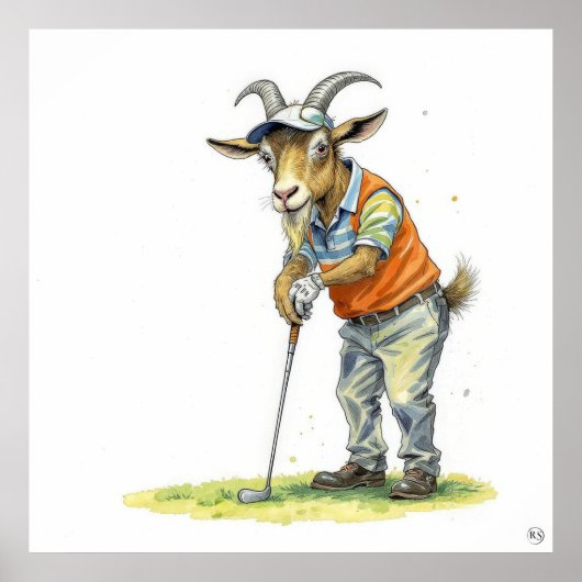 Beste Aller Tijden - Golf Kunstprint Poster (Voorkant)