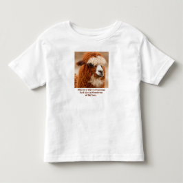 Beste Alpaca Monowenkbrauw Kinder Shirts