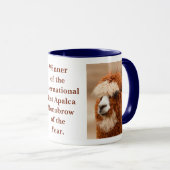Beste Alpaca Monowenkbrauw Mok (Voorkant rechts)