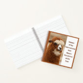 Beste Alpaca Monowenkbrauw Notitieboek (Binnen)