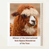 Beste Alpaca Monowenkbrauw Planner (Achterkant)