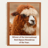Beste Alpaca Monowenkbrauw Planner (Voorkant)