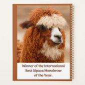 Beste Alpaca Monowenkbrauw Planner (Achterkant)