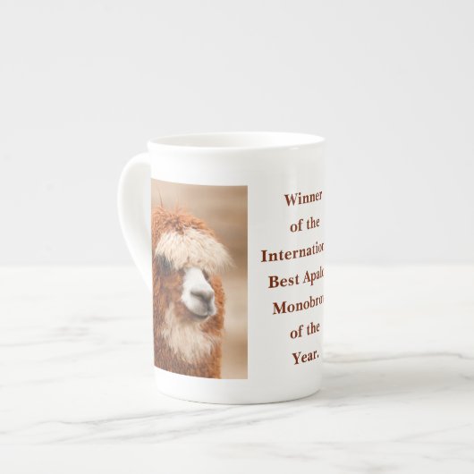 Beste Alpaca Monowenkbrauw Porselein Kop (Links)