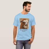 Beste Alpaca Monowenkbrauw T-shirt (Voorkant volledig)