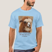 Beste Alpaca Monowenkbrauw T-shirt (Voorkant)