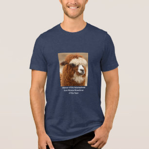 Beste Alpaca Monowenkbrauw Tri-Blend Shirt
