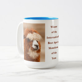 Beste Alpacawenkbrauw Tweekleurige Koffiemok