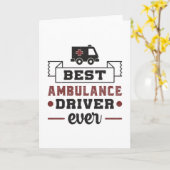 Beste Ambulance Driver Ever Paramedic Hospital Gif Kaart (Gele Bloem)