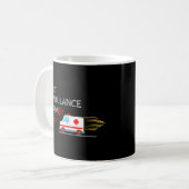Beste Ambulance Driver Lover Gift Emergency Koffiemok (Voorkant links)