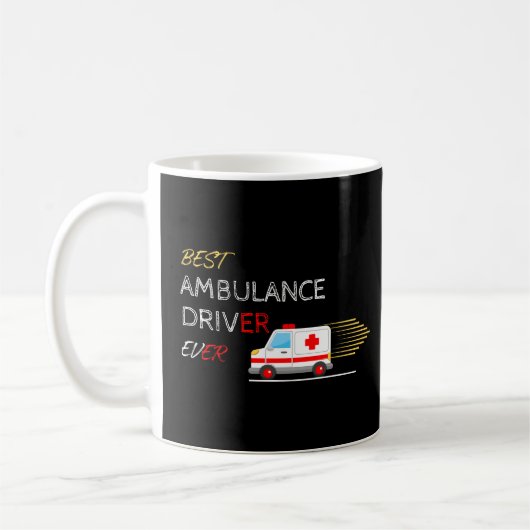 Beste Ambulance Driver Lover Gift Emergency Koffiemok (Links)